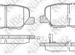 Колодки Тормозные Дисковые Mitsubishi Outlander 2012 Pn25003 NiBK арт. PN25003