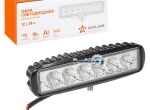 AIRLINE Фара светодиодная прямоугольная, 6 LED рассеянный свет, 18W, (157х42х40) 12/24V