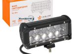 AIRLINE Фара светодиодная (балка) двухрядная, 12 LED 4D линза, 36W, (165х78х65) 12/24V