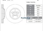 SANGSIN BRAKE Диск тормозной TOYOTA CAMRY (V30) 2.4/3.0 01-06 передний вент.