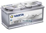VARTA 605901095_аккумуляторная батарея! SILVER DYNAMIC AGM 19.5/17.9 евро 105Ah 950A 393/175/190 AGM\
