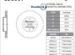 SANGSIN BRAKE SD3061_диск тормозной передний!\ Renault Clio/Megane/R19 1.4-1.9TDi 90>
