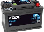 EXIDE EXIDE EC652 CLASSIC_аккумуляторная батарея! 19.5/17.9 евро 65Ah 540A 278/175/175\