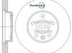 SANGSIN BRAKE Диск тормозной VW MULTIVAN/T5 03-/TOUAREG 02-10 передний D 308мм.