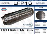 EUROEX LFP16_гофра глушителя !\ Ford Focus II 1.6 8 кл. (Interlock)