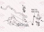 Teb1732l_тяга Стабилизатора Передняя Лев.! Nissan Qashqai/X-Trail/Murano 07>, Renault Koleos 07> TATSUMI арт. TEB1732L