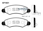 SANGSIN BRAKE SP1601_колодки дисковые перед.!\Suzuki Wagon/Ignis II R+ 1.3i/1.5i/1.3DDiS, Subaru Justy 1.3/1.5 03>